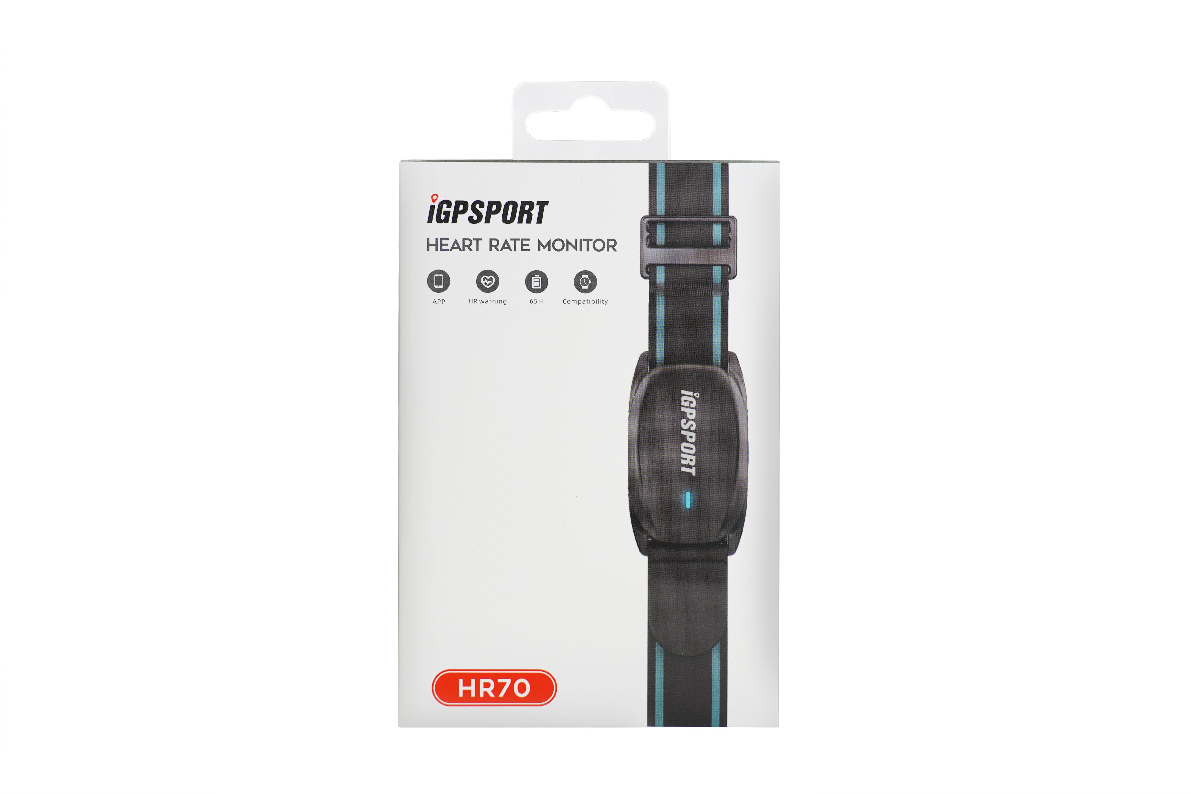 iGPSPORT-Monitor de ritmo cardíaco HR70, brazalete deportivo para correr