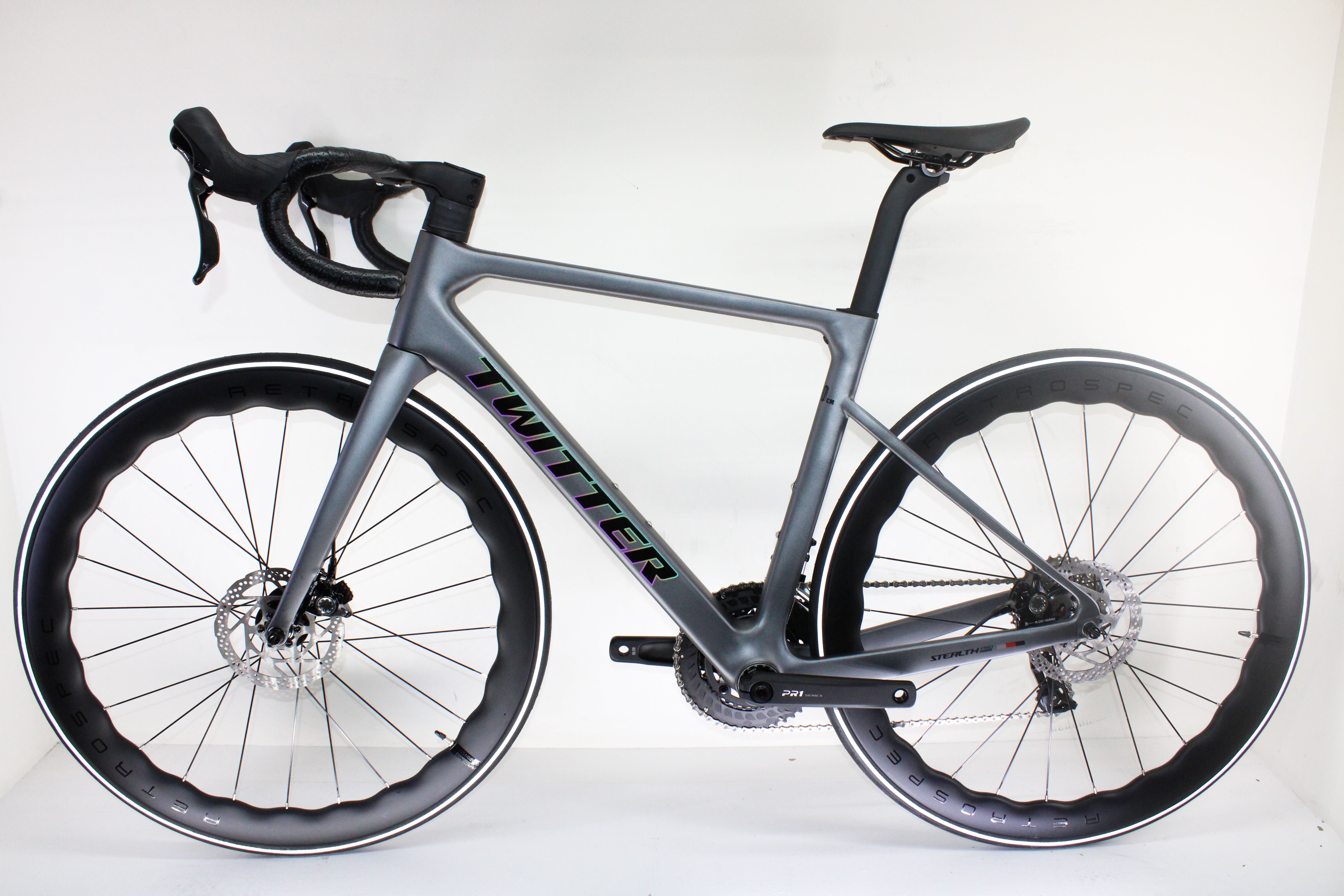 TWITTER STEALTH PRO full carbono, grupo retrospec 12v hidráulicos