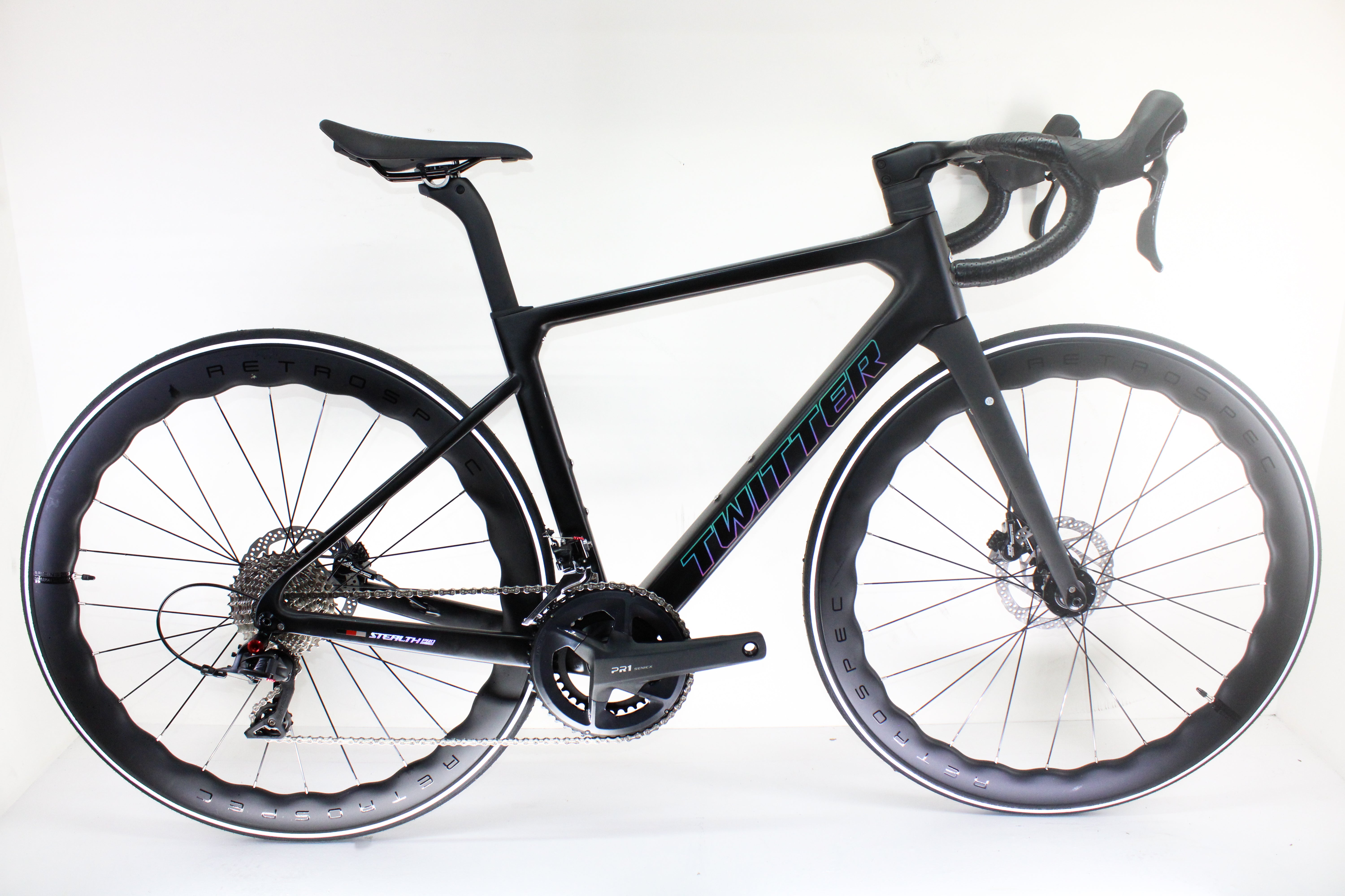 TWITTER STEALTH PRO full carbono, grupo retrospec 12v hidráulicos