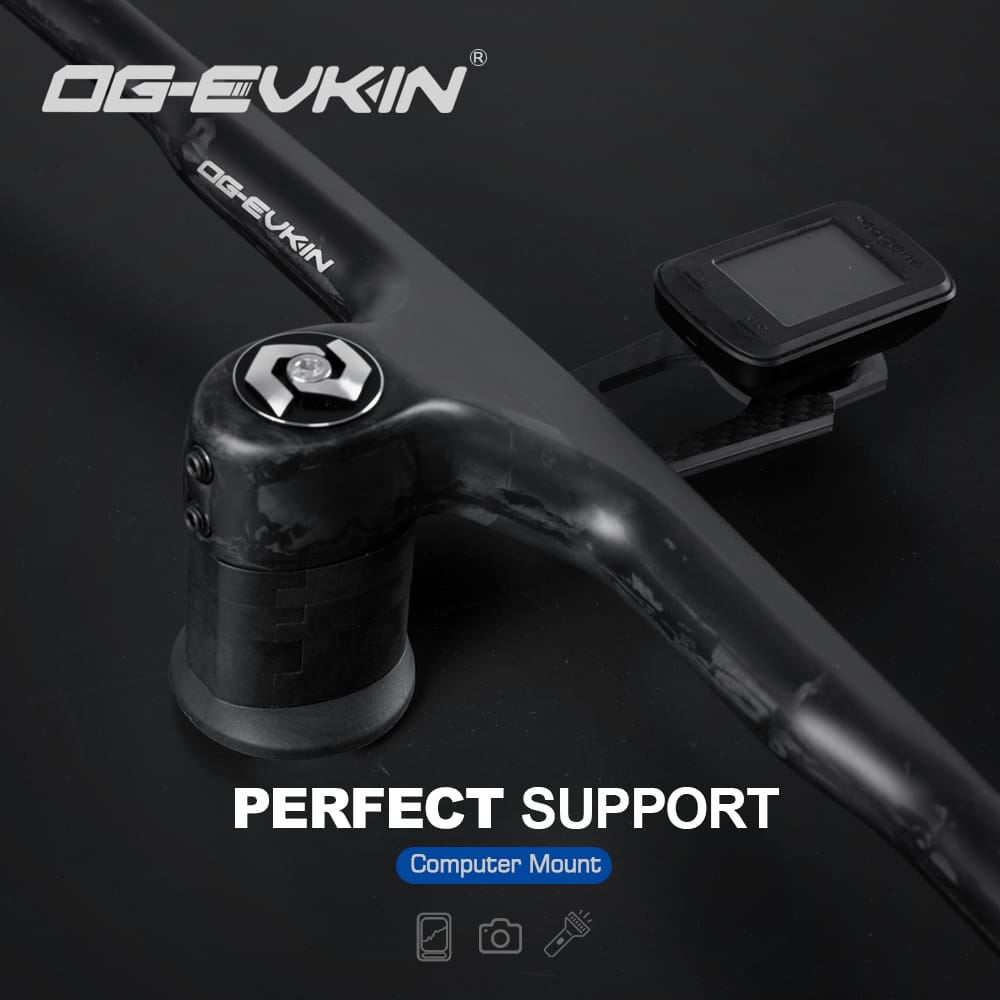 Manillar en carbono de mtb, cables internos, HB3000