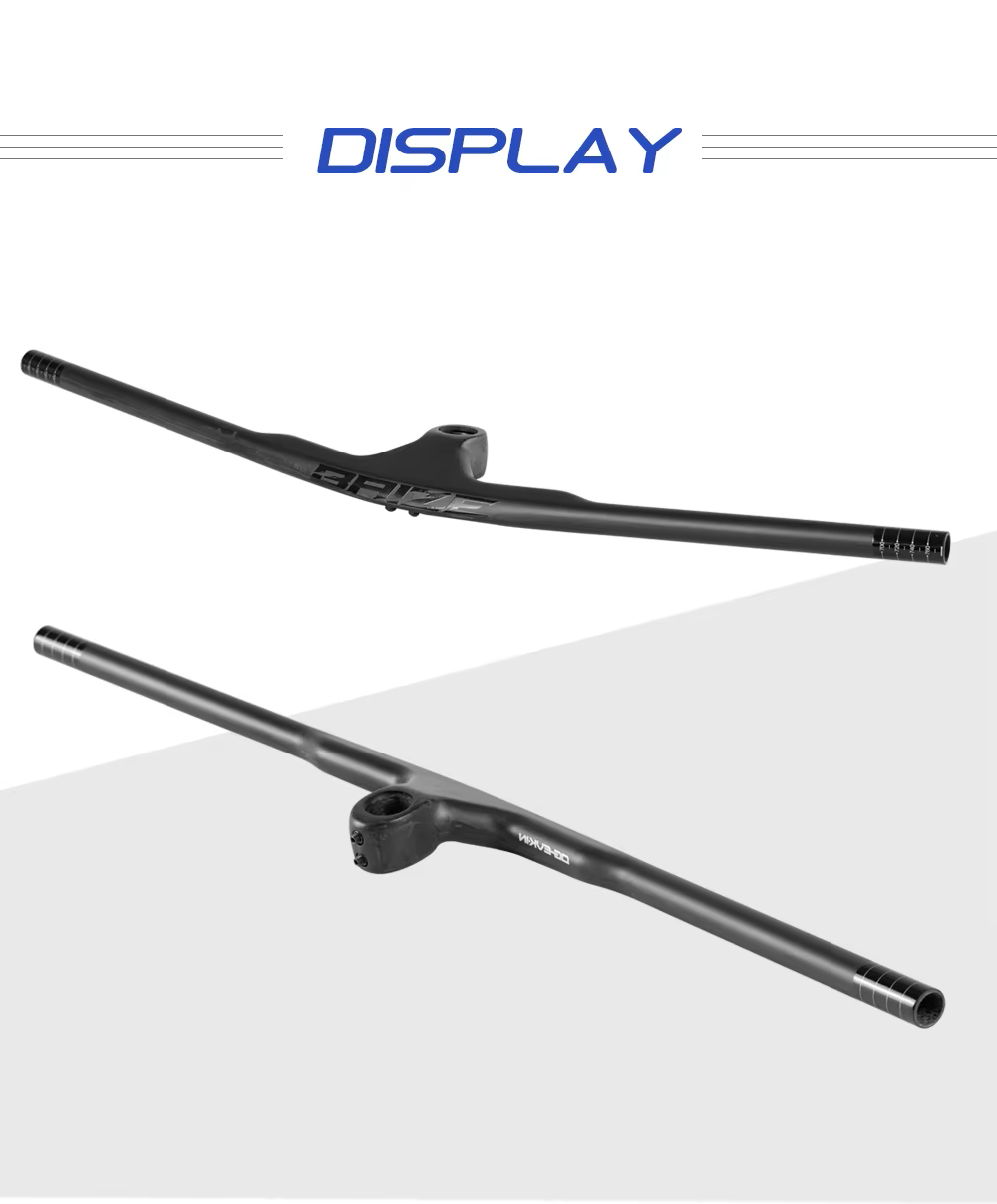 Manillar en carbono de mtb, cables internos, HB3000