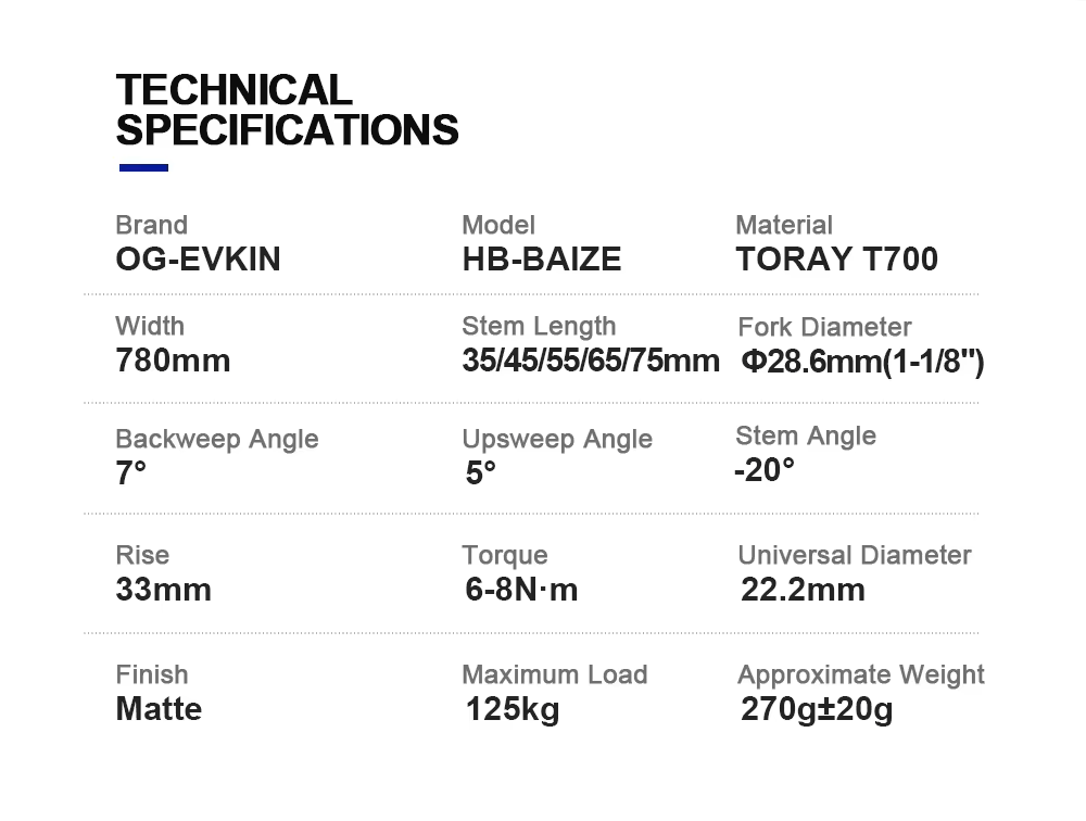 Manillar en carbono de mtb, cables internos, HB3000