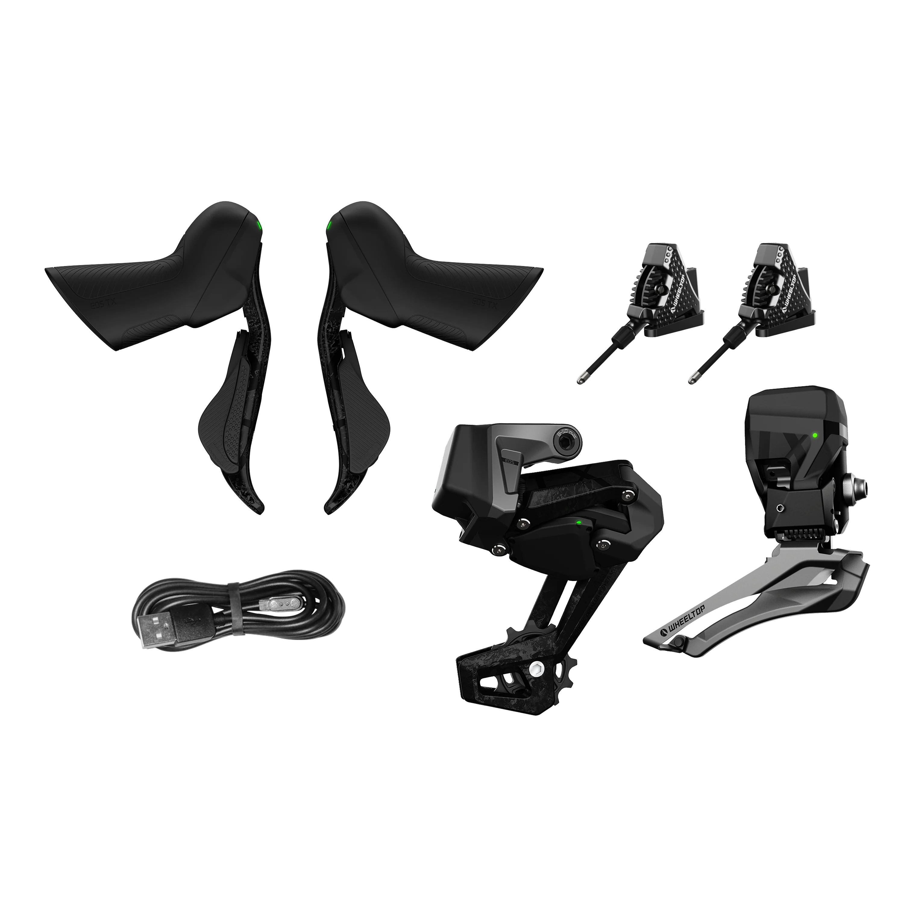 Kit de actualización, electrónico inalámbrico de carbono WHEELTOP EDS-TX, disco